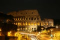 Night Colosseum with illumination.