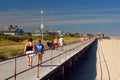 Summer on the Jersey Shore Boardwalk Royalty Free Stock Photo