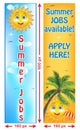 Summer Jobs offer - banners