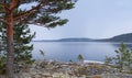 Summer on Karelia Lake Royalty Free Stock Photo