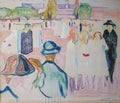 Summer on Karl Johan Street Oslo by E Munch