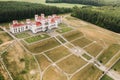 Summer Kossovsky Castle in Belarus.Puslovsky Palace Royalty Free Stock Photo