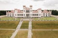 Summer Kossovsky Castle in Belarus.Puslovsky Palace Royalty Free Stock Photo