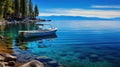 summer lake tahoe boat