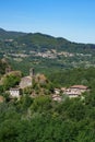 Summer landscape along the road from Castelnuovo Garfagnana to San Romano, Tuscany