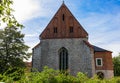 Landscape of an ancient fortress tower in Poland in Krakow Royalty Free Stock Photo