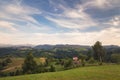 Summer Landscape in The Carpathian Mountains Royalty Free Stock Photo