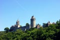 Summer landscape with a castle Altena