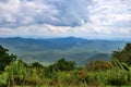 Blue Ridge Parkway scenic view. Royalty Free Stock Photo