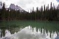 Summer landscape in Emerald lake, Yoho National Park, Canada Royalty Free Stock Photo