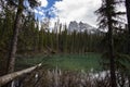 Summer landscape in Emerald lake, Yoho National Park, Canada Royalty Free Stock Photo