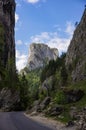 Summer landscape of the famous Bicaz Gorges Canyon in Neamt County