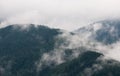 Summer landscape in Gorgany region of Carpathian Mountains