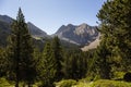 Summer landscape in Ibon De Plan, Pyrenees, Spain