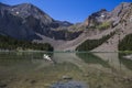 Summer landscape in Ibon De Plan, Pyrenees, Spain