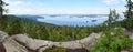 Summer landscape at the Koli National PArk in Finland. Royalty Free Stock Photo