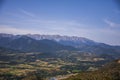 Summer landscape in La Cerdanya, Pyrenees, Spain Royalty Free Stock Photo