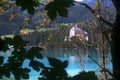 Summer landscape. Lake Fuschlsee, Salzburg Royalty Free Stock Photo