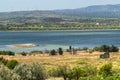Summer landscape in Languedoc-Roussillon (France) Royalty Free Stock Photo