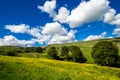 Beautiful landscape in Mahlam village, Yorkshire Dales, England, UK Royalty Free Stock Photo