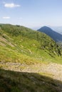 Summer landscape of Marmarosy mountains range Royalty Free Stock Photo