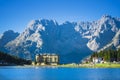 Summer landscape at Misurina Lake Royalty Free Stock Photo