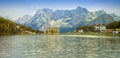 Summer landscape at Misurina Lake Royalty Free Stock Photo