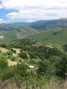 Summer landscape with mountains and forests in Sardinia