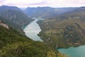 Summer landscape of national park Tara in Serbia, lake Perucac