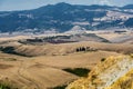 Summer landscape near Volterra, Tuscany Royalty Free Stock Photo