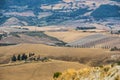 Summer landscape near Volterra, Tuscany Royalty Free Stock Photo