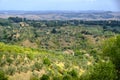 Summer landscape near Volterra, Tuscany Royalty Free Stock Photo