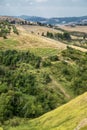 Summer landscape near Volterra, Tuscany Royalty Free Stock Photo