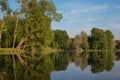 Summer landscape in the Palace of Gatchina park. Gatchina, St. Petersburg, Russia. Royalty Free Stock Photo