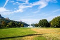 Summer Landscape of Point State Park Fountain in Pittsburgh, Pen Royalty Free Stock Photo