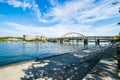 Summer Landscape of Point State Park Fountain in Pittsburgh Royalty Free Stock Photo