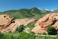 Summer landscape at Red Rocks Park Royalty Free Stock Photo