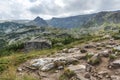 Summer Landscape of Rila Mountan near The Seven Rila Lakes, Bulgaria