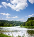 Summer Landscape, river Royalty Free Stock Photo