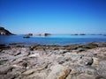 Sardinia cala sapone Beach on Sant'Antioco island Royalty Free Stock Photo