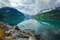 Summer landscape in Stryn Norway