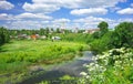 Summer landscape in Suzdal