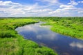 Summer landscape in Suzdal