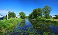 Summer landscape in Suzdal