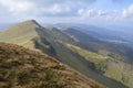 Summer landscape of the Svydovets region, Dragobrat ski resort, Carpathian mountains Royalty Free Stock Photo