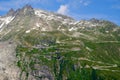 Summer landscape of Switzerland mountain nature