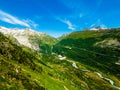 Summer landscape of Switzerland mountain nature Royalty Free Stock Photo