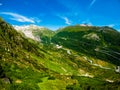 Summer landscape of Switzerland mountain nature Royalty Free Stock Photo