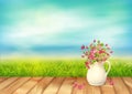 Summer Landscape Vector