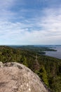 Landscape view from top of Ukko-Koli in Koli National Park, Finland Royalty Free Stock Photo